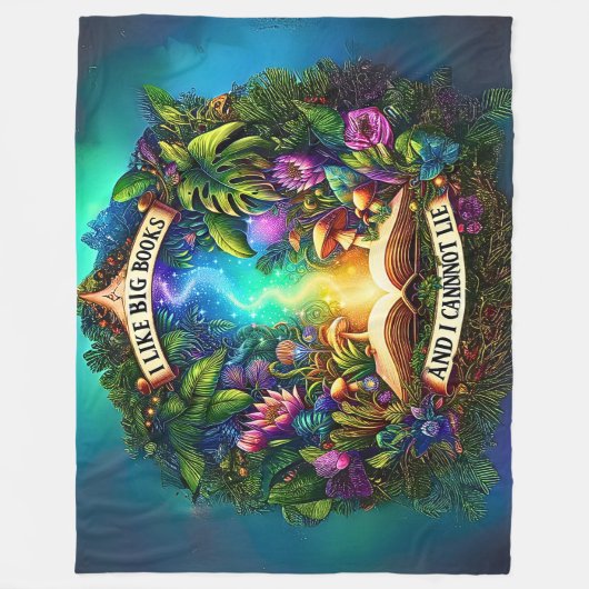 Couverture Polaire I Like Big Books, for Book Lovers & Readers, (Devant)