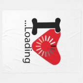 COUVERTURE POLAIRE I LOADING HEART BY MASANSER PIXELAT (Devant (Horizontal))