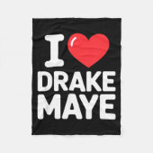 Couverture Polaire I Love Maye  (Devant)