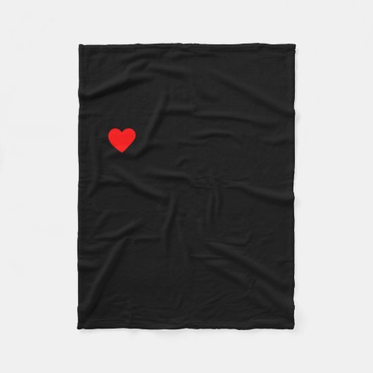 Couverture Polaire I Love My Hot Black Wife  (Devant)