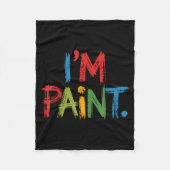 Couverture Polaire I Love To Finger Paint I'm Paint Funny Couple Vale (Devant)