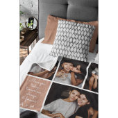 Couverture Polaire I Love You Always & Forever Modern 6 Photo Collage