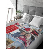 Couverture Polaire I Love You Always & Forever Modern 6 Photo Collage