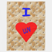 COUVERTURE POLAIRE I LUV CRACKERS (Devant)