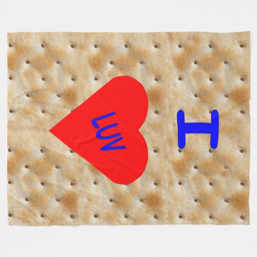 COUVERTURE POLAIRE I LUV CRACKERS (Devant (Horizontal))