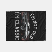 Couverture Polaire I&# ; m Not Old I&# ; m Clic Funny Mens Christmas (Devant (Horizontal))