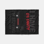 Couverture Polaire I’m Staying In The Van Funny Phasmophobia Gamer Me (Devant (Horizontal))