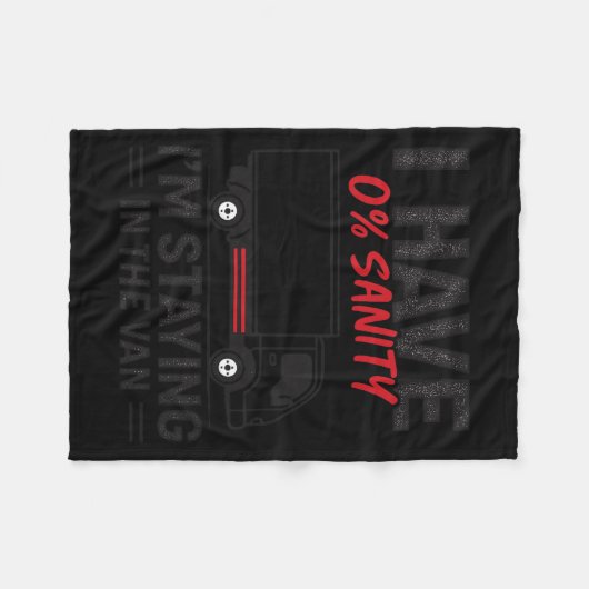 Couverture Polaire I’m Staying In The Van Funny Phasmophobia Gamer Me (Devant (Horizontal))