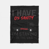 Couverture Polaire I’m Staying In The Van Funny Phasmophobia Gamer Me (Devant)