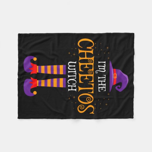 Couverture Polaire I’m The Cheetos Witch Halloween Family Matching Co (Devant (Horizontal))