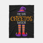 Couverture Polaire I’m The Cheetos Witch Halloween Family Matching Co (Devant)