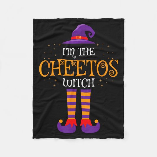 Couverture Polaire I’m The Cheetos Witch Halloween Family Matching Co (Devant)