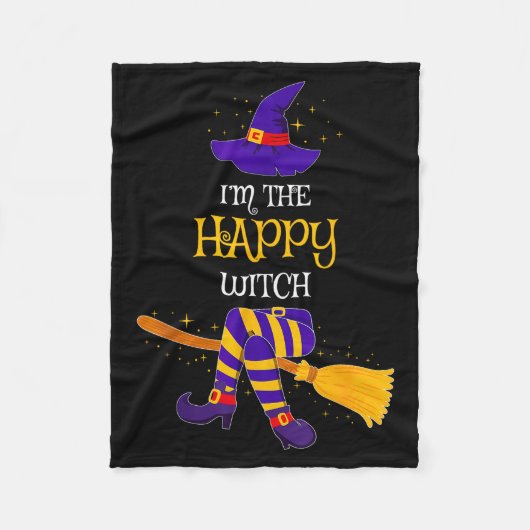 Couverture Polaire I’m The Happy Witch Family Matching Costume Hallow (Devant)