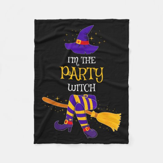 Couverture Polaire I’m The Party Witch Family Matching Costume Hallow (Devant)