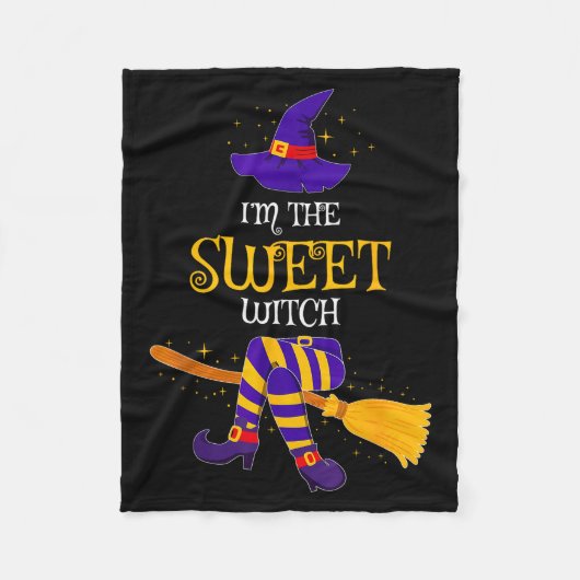 Couverture Polaire I’m The Sweet Witch Family Matching Costume Hallow (Devant)