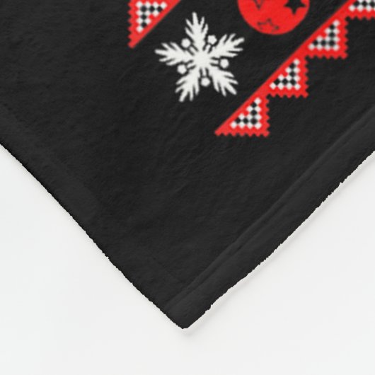 Couverture Polaire I Prefer Halloween Christmas Sweater Skeleton Ugly (Coin)