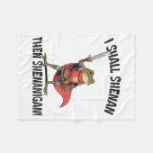 Couverture Polaire I Shall Shenan Then Shenanigan Cute Quest Frog  (Devant (Horizontal))