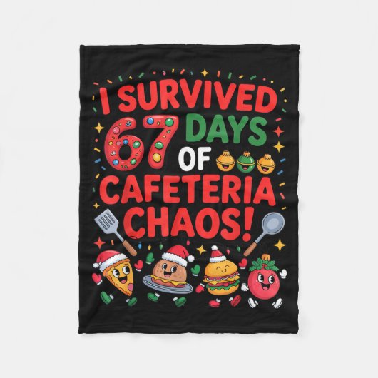 Couverture Polaire I Survived 67 Days Of Cafeteria Chaos In Lunch Lad (Devant)