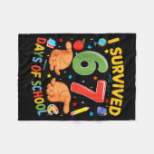 Couverture Polaire I Survived 67 Days Of School Cool Teacher Design (Devant (Horizontal))