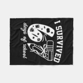 Couverture Polaire I Survived 67 Days Of School Funny 67 Meme Teacher (Devant (Horizontal))