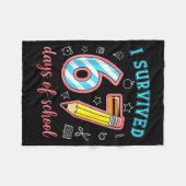 Couverture Polaire I Survived 67 Days Of School Funny 67 Meme Teacher (Devant (Horizontal))
