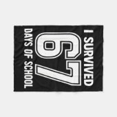 Couverture Polaire I Survived 67 Days Of School Funny 67 Teachers Stu (Devant (Horizontal))