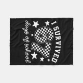 Couverture Polaire I Survived 67 Days Of School Funny 67 Teachers Stu (Devant (Horizontal))