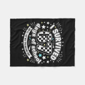 Couverture Polaire I Survived 67 Days Of School Funny 67 Teachers Stu (Devant (Horizontal))