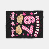 Couverture Polaire I Survived 67 Days Of School Funny 67 Teachers Stu (Devant (Horizontal))