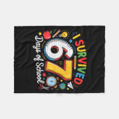Couverture Polaire I Survived 67 Days Of School Funny 6 7 Meme Teache (Devant (Horizontal))