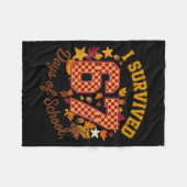 Couverture Polaire I Survived 67 Days Of School Funny 6 7 Teachers Th (Devant (Horizontal))