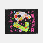Couverture Polaire I Survived 67 Days Of School Funny Camouflage Boy  (Devant (Horizontal))