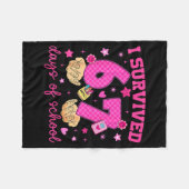 Couverture Polaire I Survived 67 Days Of School Funny Meme Boy Girl T (Devant (Horizontal))