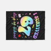 Couverture Polaire I Survived 67 Days Of School Funny Meme Teacher St (Devant (Horizontal))