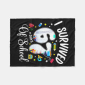 Couverture Polaire I Survived 67 Days Of School Funny Meme Teacher St (Devant (Horizontal))