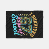 Couverture Polaire I Survived 67 Days Of School Funny Six Seven 6 7 M (Devant (Horizontal))