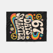 Couverture Polaire I Survived 67 Days Of School Funny Six Seven 6 7 M (Devant (Horizontal))