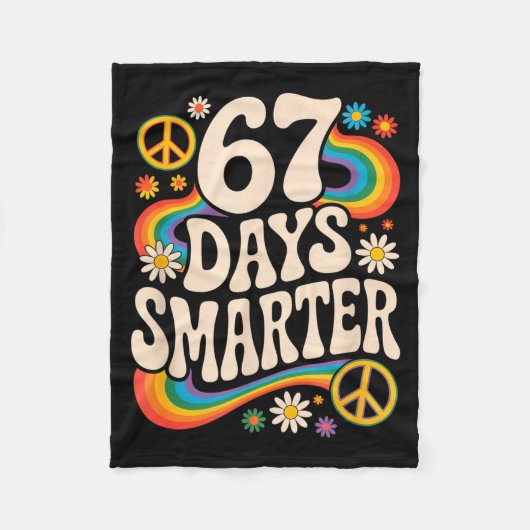 Couverture Polaire I Survived 67 Days Of School Funny Six Seven 6 7 M (Devant)