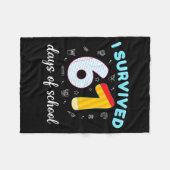 Couverture Polaire I Survived 67 Days Of School Funny Six Seven 6 7 M (Devant (Horizontal))