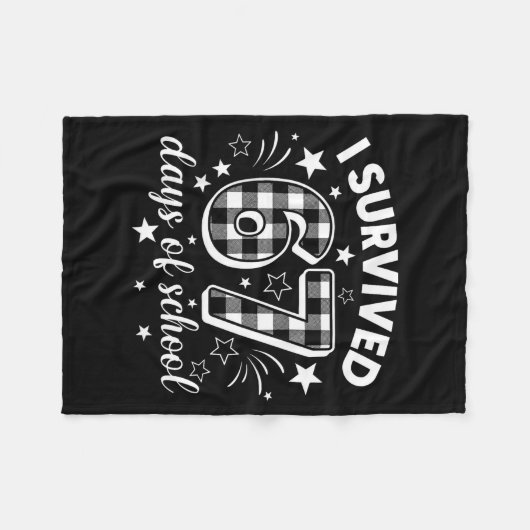 Couverture Polaire I Survived 67 Days Of School Six Seven Meme Studen (Devant (Horizontal))