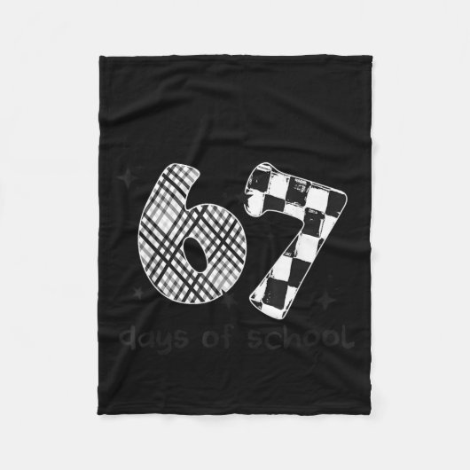 Couverture Polaire I Survived 67 Days Of School Six Seven Meme Teache (Devant)