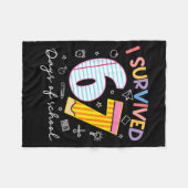 Couverture Polaire I Survived 67 Days Of School Six Seven Meme Teache (Devant (Horizontal))