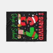 Couverture Polaire I Survived 67 Six Seven Days Of School Teacher Chr (Devant (Horizontal))