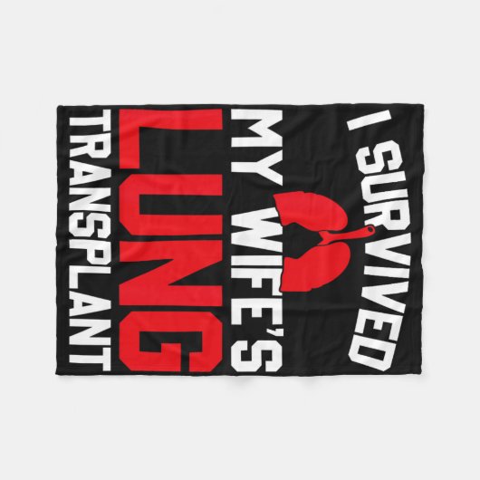Couverture Polaire I Survived My Wife's Lung Transplant, New Lung (Devant (Horizontal))