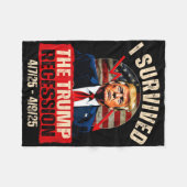 Couverture Polaire I Survived The Trump Recession 4725 4925 Trump Rec (Devant (Horizontal))