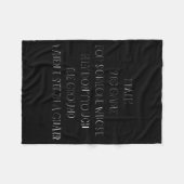 Couverture Polaire I Talk Big Game For Someone Whose Feet Dont Touch  (Devant (Horizontal))