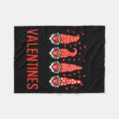 Couverture Polaire I Teach Cutest Little Valentines Gnomes Love Teach (Devant (Horizontal))