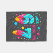 Couverture Polaire I Was 6 Now I'm 7 67 Birthday Baseball Drip 7 Year (Devant (Horizontal))
