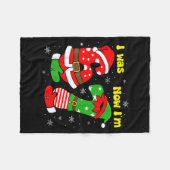 Couverture Polaire I Was 6 Now I'm 7 67 Seven Year Old Birthday Girls (Devant (Horizontal))