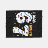 Couverture Polaire I Was 6 Now Im 7 Hockey Birthday  (Devant (Horizontal))